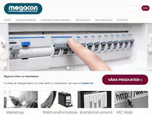 Tablet Screenshot of megacon.se
